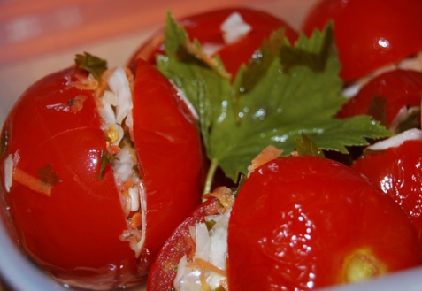 Рецепт - Квашеные помидоры «Улыбочка»