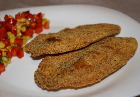 Рыба в кукурузной корочке