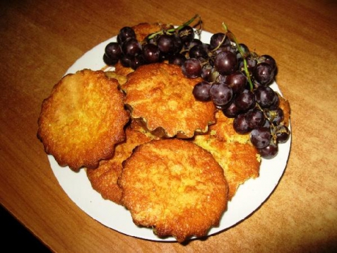 Рецепт - Виноградные кексы с десертным вином