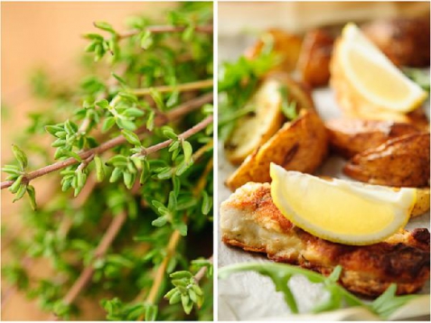 Рецепт - Fish & chips с тимьяном