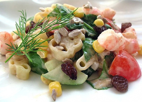 Салат с морепродуктами - рецепт