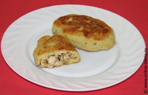 Зразы картофельные с мясным фаршем - рецепт