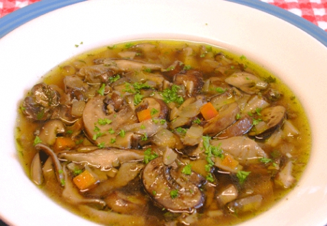 Рецепт - Суп грибной